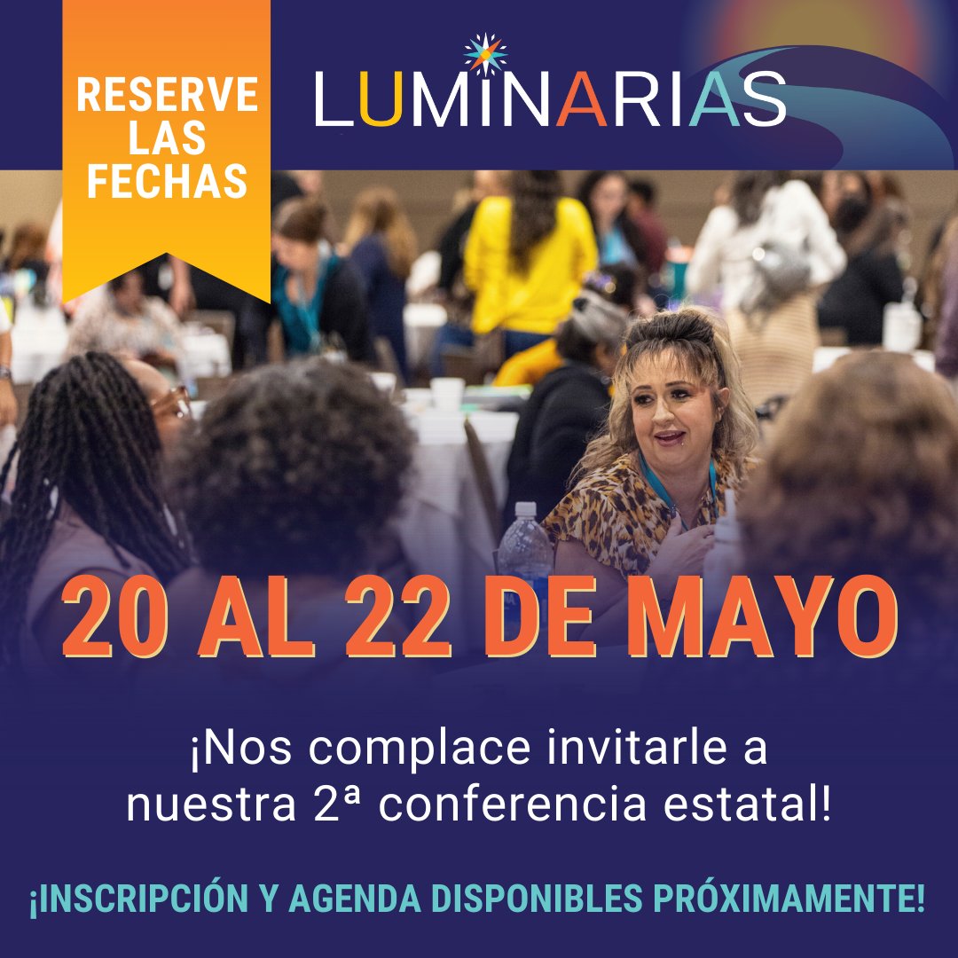 📣 Announcing the dates for our 2nd annual Luminarias Conference!

Stay tuned for more information and emails about when registration will open but for now, mark your calendars for May 20th-22nd 2025! 📅