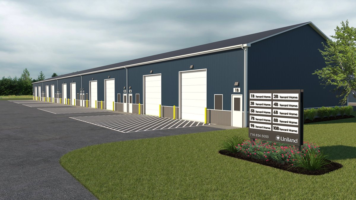 Cyber Monday Spotlight: Uniland is constructing flexible warehouse &amp; storage suites tailored for the needs of small businesses, service professionals, and contractors at Eastport Commerce Center in Lancaster, NY. Learn more: propertysearch.uniland.com/commercial-pro…