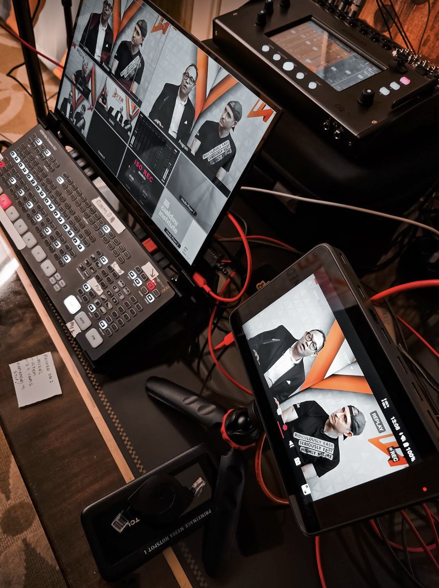 Livestreaming today from Amazon AWS re:Invent! <a href="/MyerMedia/">Myer Media</a> <a href="/_JonMyer/">Jon Myer @ 127.0.0.1</a> #AWS