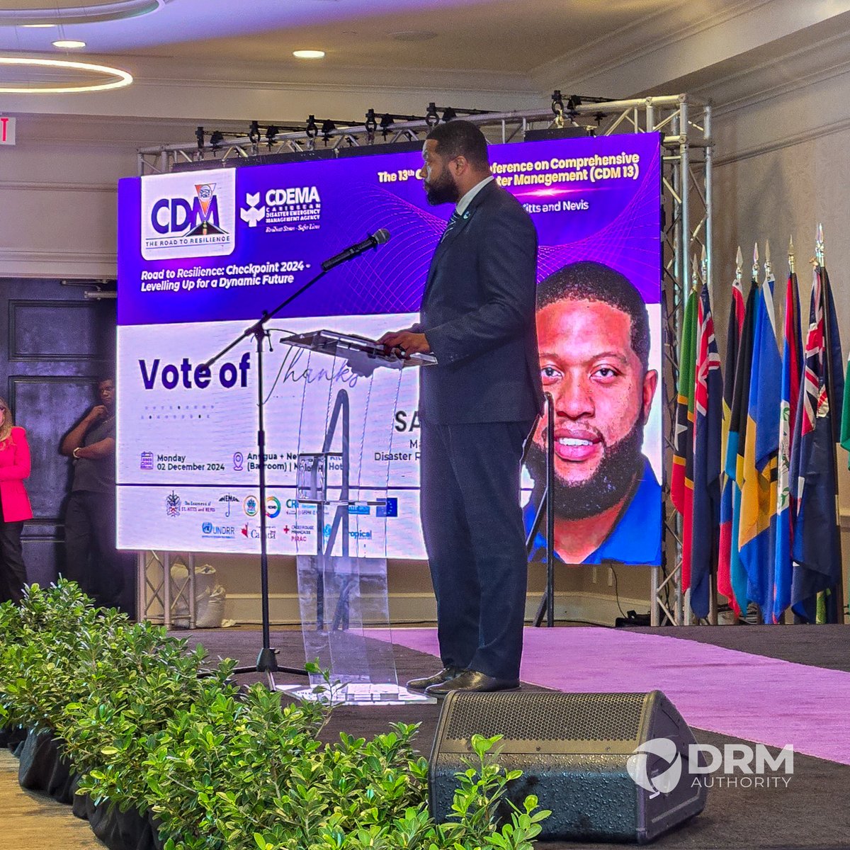 drm_authority's tweet photo. "The challenges we face are complex, but through cooperation, and innovation... I am confident that we can continue to build a more resilient Caribbean for future generations." - Aarone Sargent, Managing Director , DRM Authority
#RoadtoResilience #CDM13 #CDEMA #BahamasStrong https://t.co/GalD4g5voz