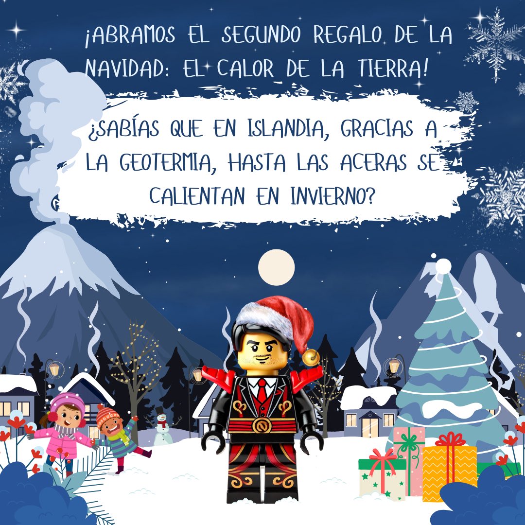 🎁 ¡Segundo día de nuestro calendario de adviento! 🎁🎄 Hoy junto a el "calor de la Tierra" y su increíble potencial para un futuro sostenible. 
Sigue conectado para más ideas sobre cómo construir un futuro más verde esta Navidad.