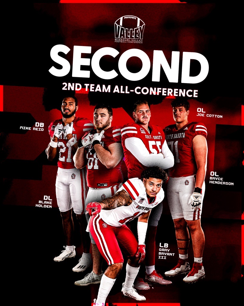 South Dakota Football (@sdcoyotesfb) on Twitter photo Five Yotes garner ๐๐๐๐๐๐ ๐๐๐๐ <a href="/ValleyFootball/">Valley Football</a> honors!
#GoYotes x #WeAreSouthDakota Five Yotes garner ๐๐๐๐๐๐ ๐๐๐๐ <a href="/ValleyFootball/">Valley Football</a> honors!
#GoYotes x #WeAreSouthDakota