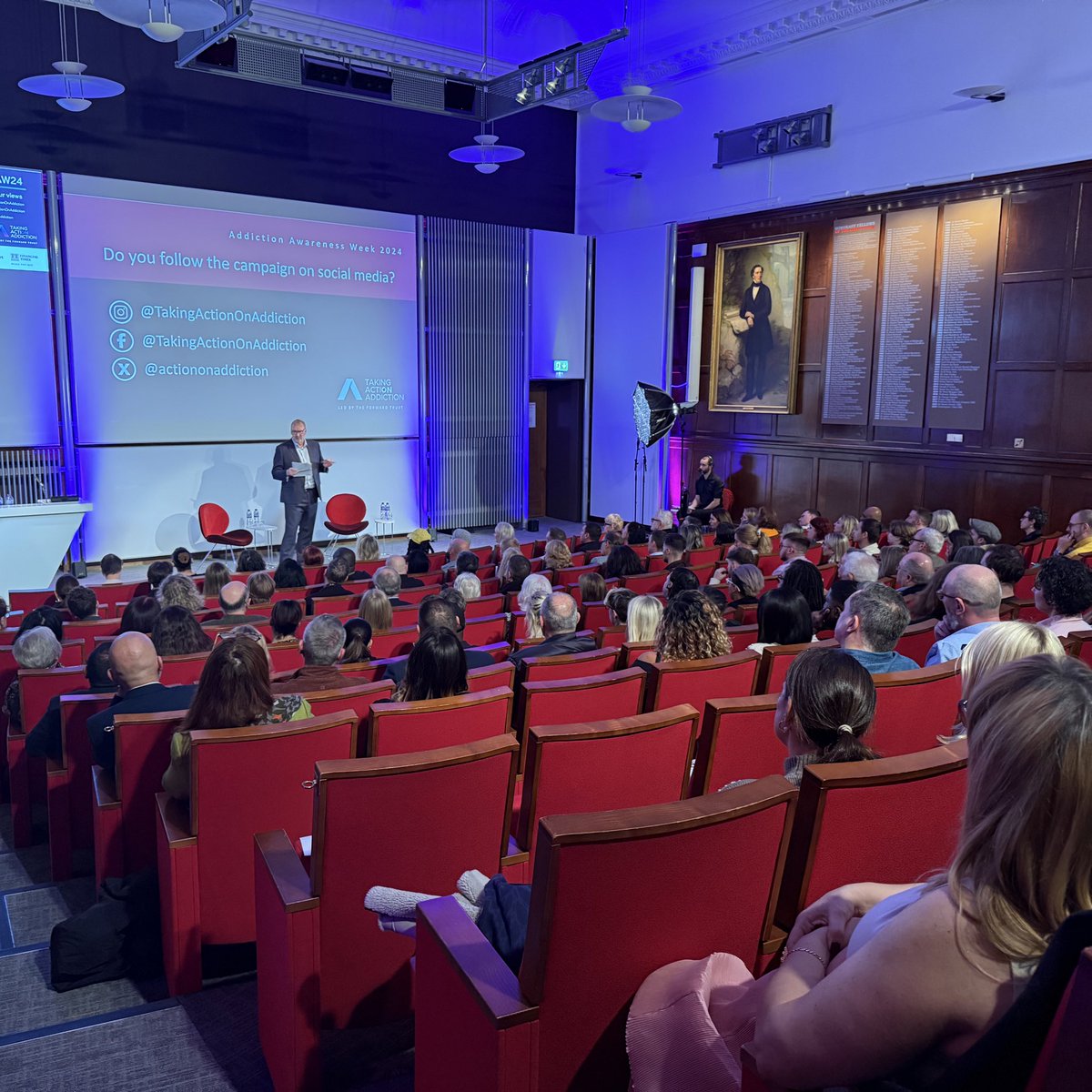 ForwardTrust's tweet image. We’re halfway through @ActionAddiction’s event, and what an incredible evening it’s been so far! 🌟 Inspiring stories, amazing company, and a room full of passion for change. 💬💙 @MikeTrace61 

#AAW24 #AddictionAwarenessWeek #TakingActionOnAddiction #ForwardTrust