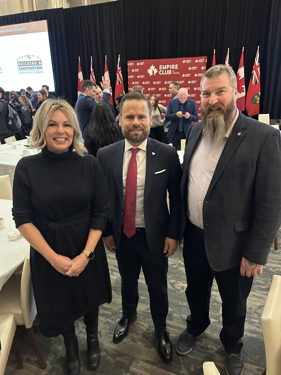 Some great conversation today at the Empire Club in Toronto discussing Ontario’s blueprint for prosperity. #IBEW #Apprenticeship #WiringTheFuture