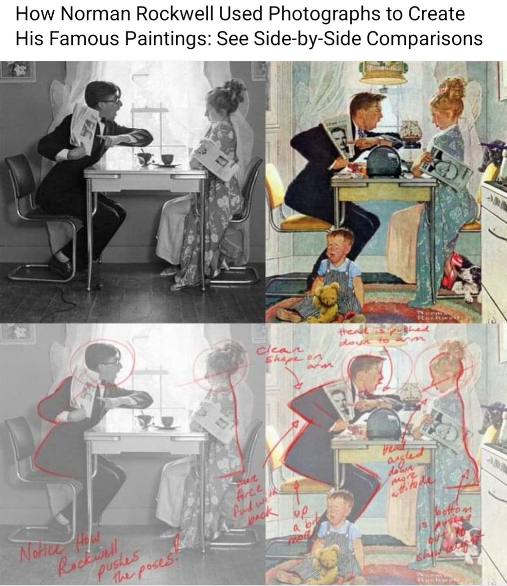 I love Norman Rockwell. That's what I named the mouse character in my book, Norman!