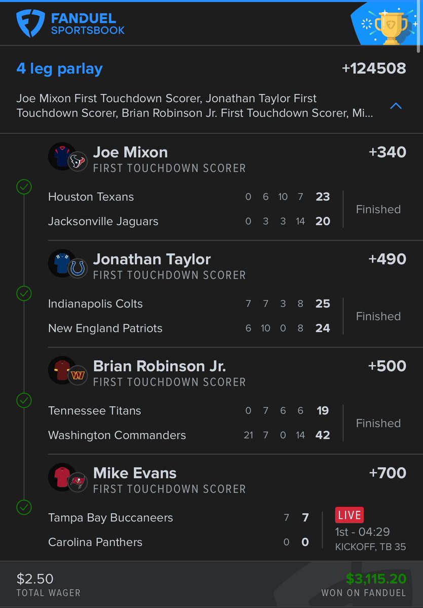 Pick_Pal's tweet photo. @br_betting @FDSportsbook Glad I don’t have to sweat tonight’s game lol https://t.co/uLBaQZQT1Q