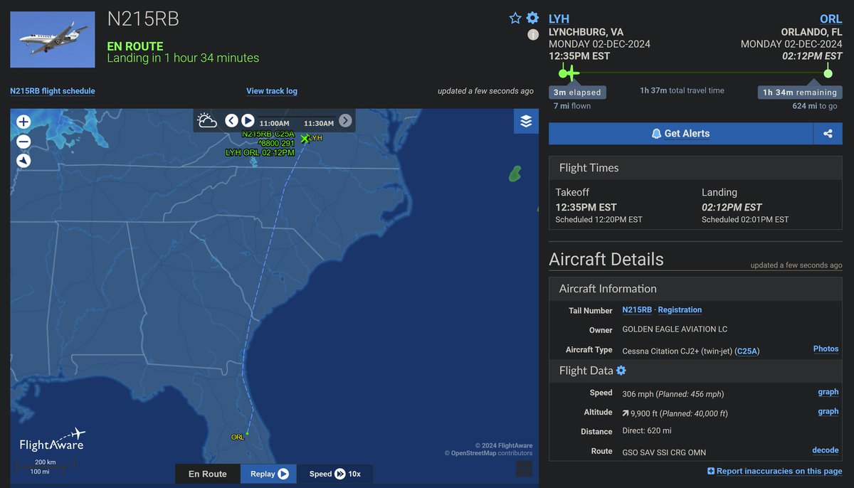 College Flight Tracker (@cfbflights) / Posts / X