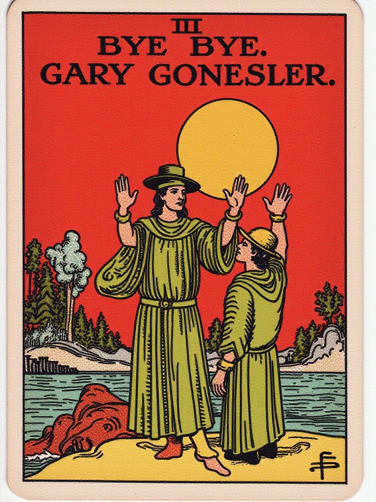 TAROT_MEMES's tweet photo. It's time to say BYE to Gary Gensler

$Tarot $Wmm $Sol #Gonesler https://t.co/cKTtxU29cE