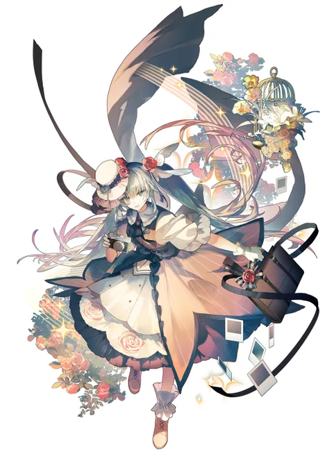 #初音ミク 为上海创作连锁绘制的主视觉图 