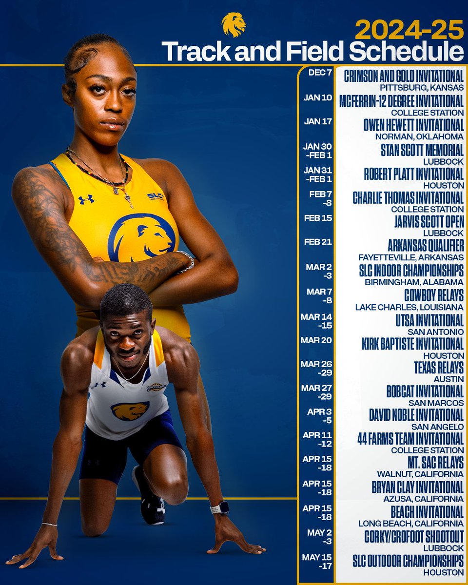 Counting down the days till we begin the season! #HailET 

📰: lionathletics.com/news/2024/12/2…