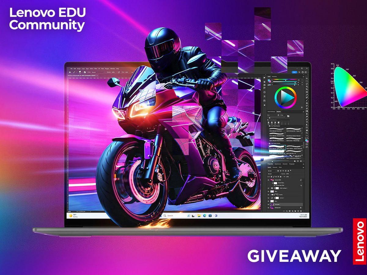 Enter to win a Lenovo Yoga Slim 7i *Aura Edition* Laptop this month in our Lenovo EDU Community!

Our special Aura Edition devices were created in collaboration with Intel specifically to empower creators. Don't miss your chance to win!

Enter here: education.lenovo.com/monthly-giveaw…