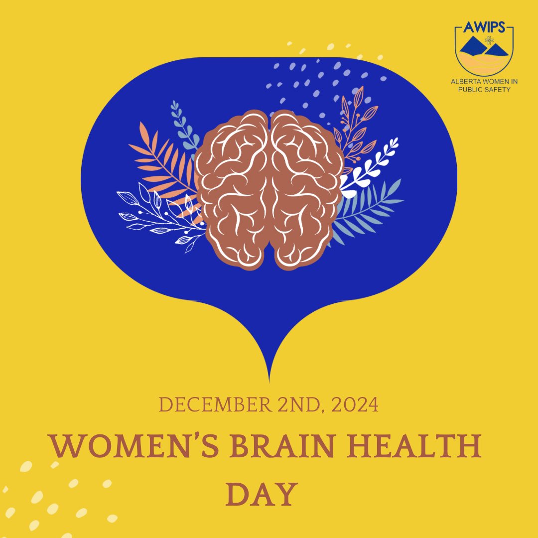 🧠💡 Women’s Brain Health Day: Dec 2! Women are more likely to face brain health challenges like Alzheimer’s. Let’s prioritize brain health and support research! 💪 #WomensBrainHealthDay #BrainHealthMatters #AWIPS_AB