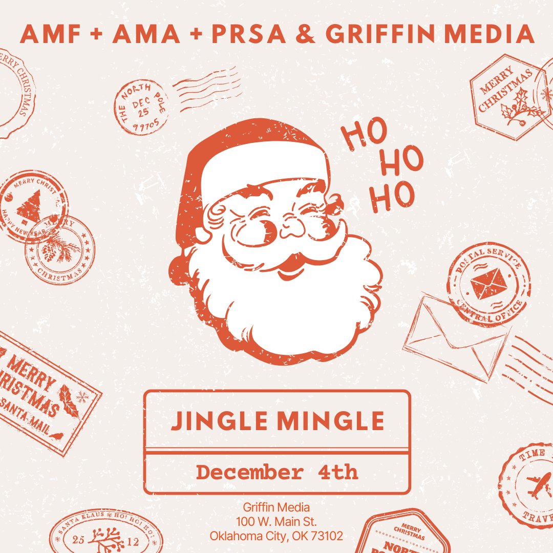 Celebrate the holidays with AAF, AMA, PSRA &amp; Griffin Media at the annual Jingle Mingle Dec. 4 at Griffin Media. 100% of proceeds go to the DREAM Fund. Cost is $10; get your tickets today! eventbrite.com/.../jingle-min……...