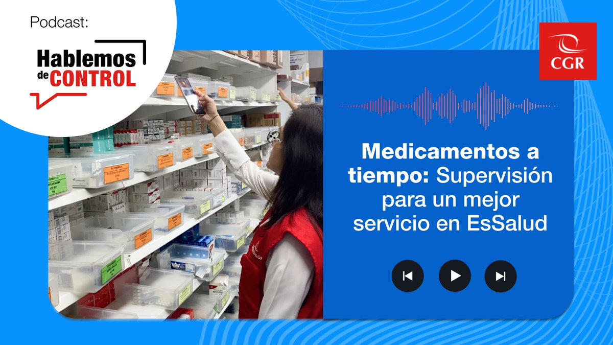 ContraloriaPeru's tweet photo. 💊 ¿Sabías que la #ContraloríaPerú está trabajando para garantizar el abastecimiento de medicamentos en EsSalud?
Hoy en #HablemosDeControl 🎙️, conoce sobre el operativo que desplegamos.
📲 ¡Escúchalo!
Spotify: https://t.co/S1fWRLGZ0F
Youtube: https://t.co/dEc8fwX1ba https://t.co/jZojv7yieK