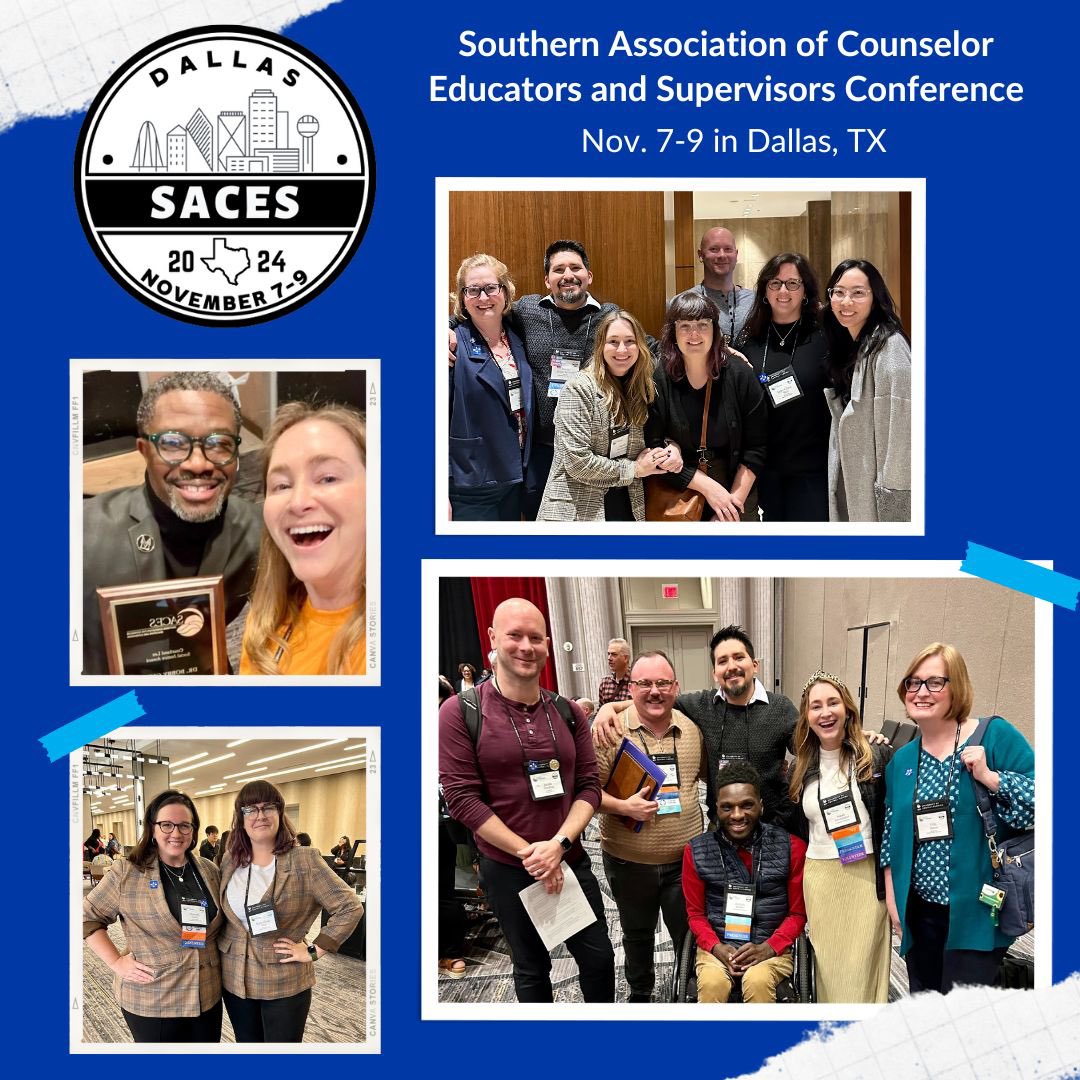 CPS_GSU's tweet photo. CEP students and faculty attended the Southern Association of Counselor Educators and Supervisors Conference in Dallas! The Conference aims to bring together professionals with shared interests &amp; provide professional development/continuing education and networking opportunities https://t.co/gNW6HWgXu1