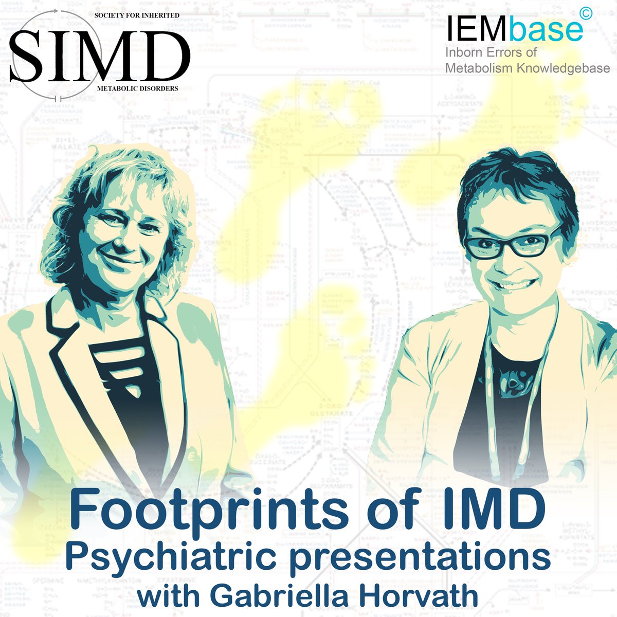 JIMD_Editors's tweet photo. After a brief hiatus, the Footprints series returns with its 5th episode: Psychiatric Presentations of Inherited Metabolic Disease.

Apple: https://t.co/gRvxJ5OsyX

SoundCloud: https://t.co/5WGbDivEIk

#inheritedmetabolicdisease #IMD #IEM #raredisease #footprints @MGMeditors2024 https://t.co/iVNeG1RCGb