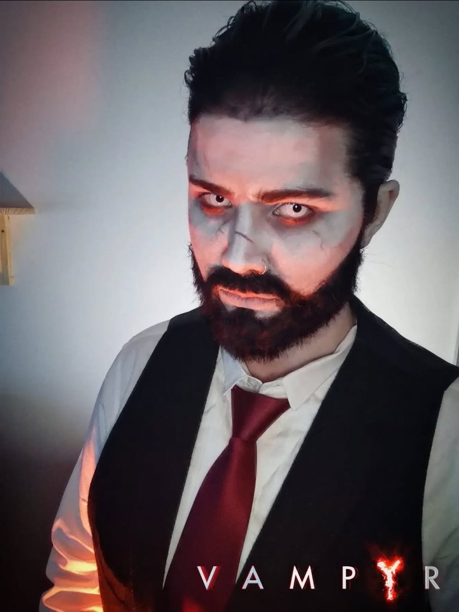 WarpRaven's tweet photo. I do keep forgetting this app exists. Thats how much I post here. Oops...

Here, have some more  #DrJonathanReid #VAMPYR  #cosplay . https://t.co/zlt5cG4hst