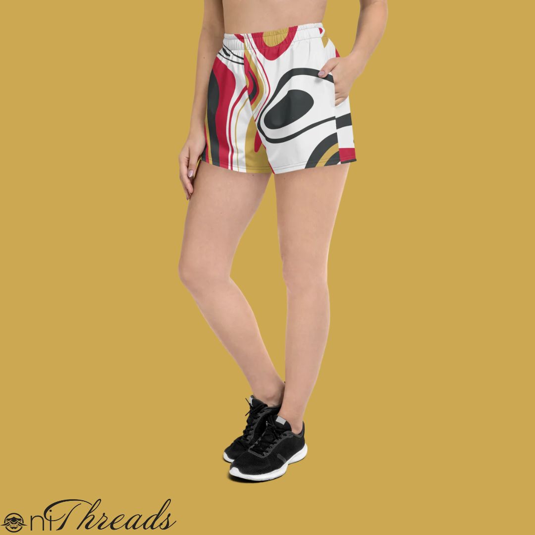 OniThreads's tweet photo. Experience ultimate comfort and style with our Women’s Suminagashi Recycled Athletic Shorts. Designed for movement and made from sustainable materials, these shorts are perfect for workouts or casual outings. 

Embrace your active lifestyle while making an eco-friendly choice... https://t.co/KDJXYpPCyo
