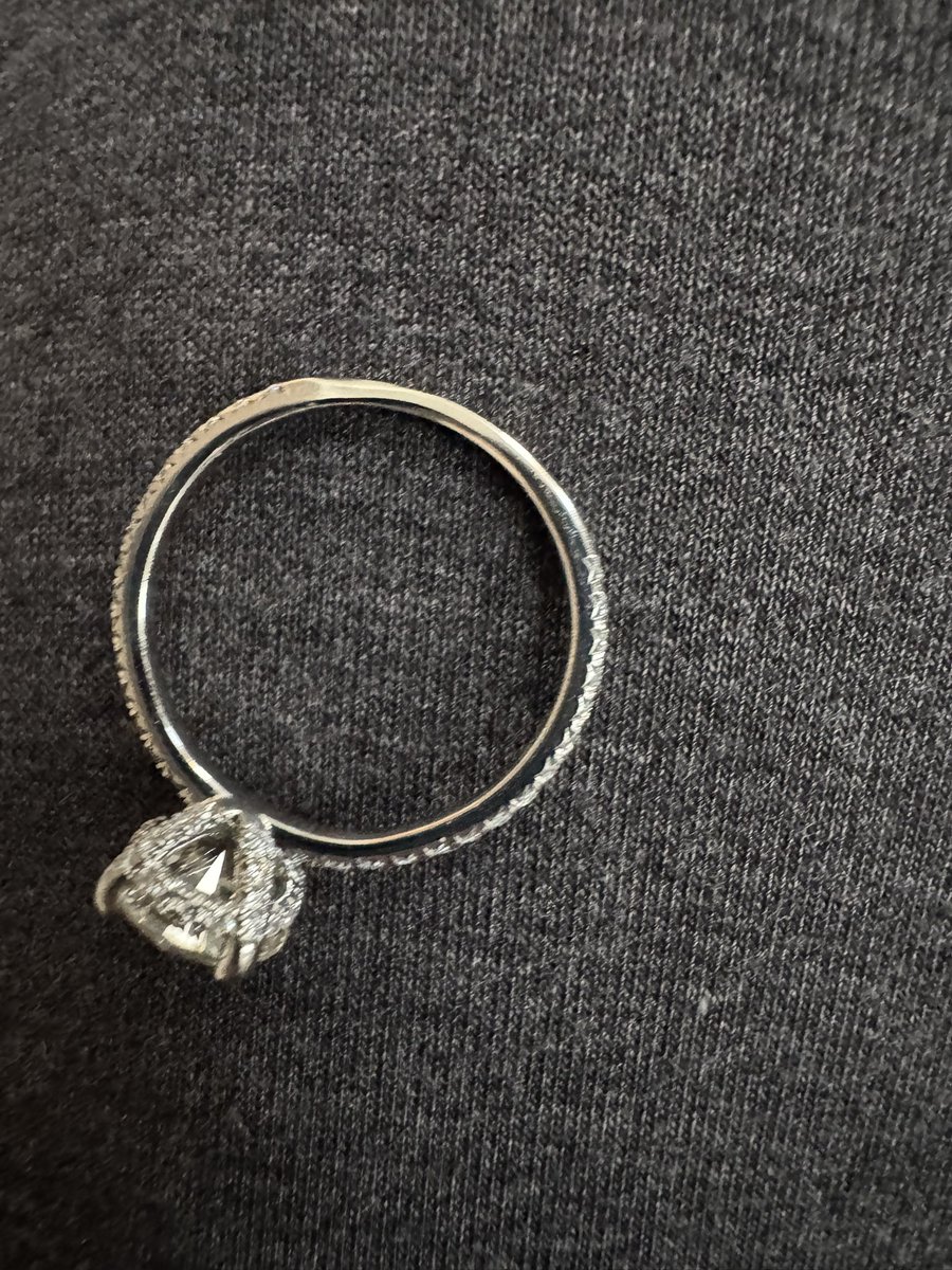 6 weeks after my <a href="/BlueNileDiamond/">Blue Nile</a> engagement ring (I’ve had for 18mo) broke during normal wear - they sent back w/ an unacceptable repair.This should have never broken in the first place. I hope #BlueNile will make this right. First photo break, 2nd misshapen band after repair