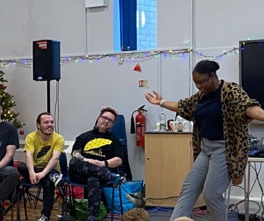 We love <a href="/electricbrolly/">Electric Umbrella</a>! We were in a trance watching and listening to their amazing songs! And of course we will always remember not to judge someone by the way they look! I would never have known Ms Kalokoh was a ballerina