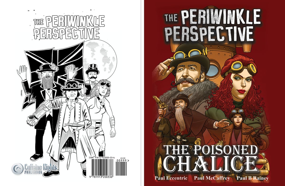 The Periwinkle Perspective - The Poisoned Chalice. Our first graphic novel in print. Check it out. caffeinenightsbooks.com/products/the-p…