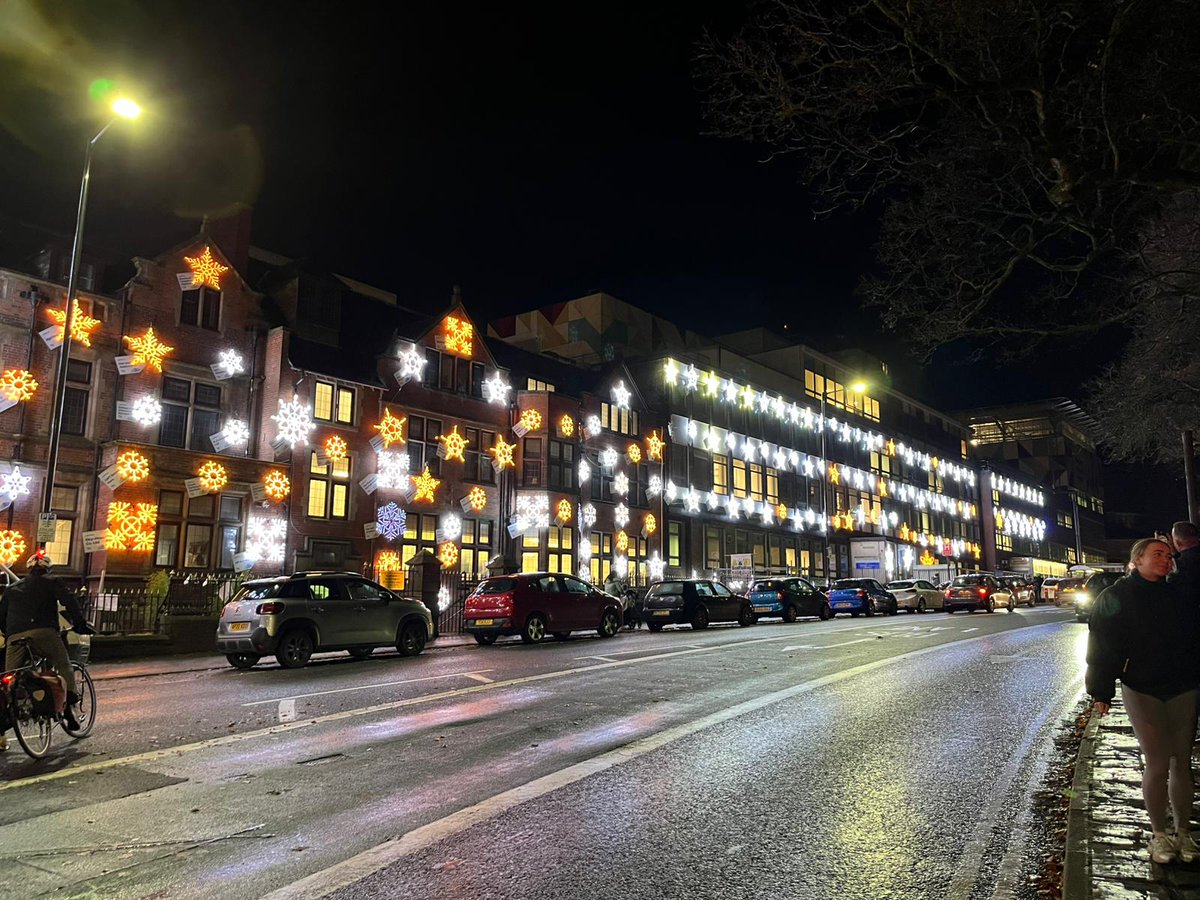 Our snowflakes are officially on 😍 

Thank you so much to everyone who has supported our snowflake appeal for its 20th anniversary year! 

Your support will help to change lives at Sheffield Children’s! ❄️💙