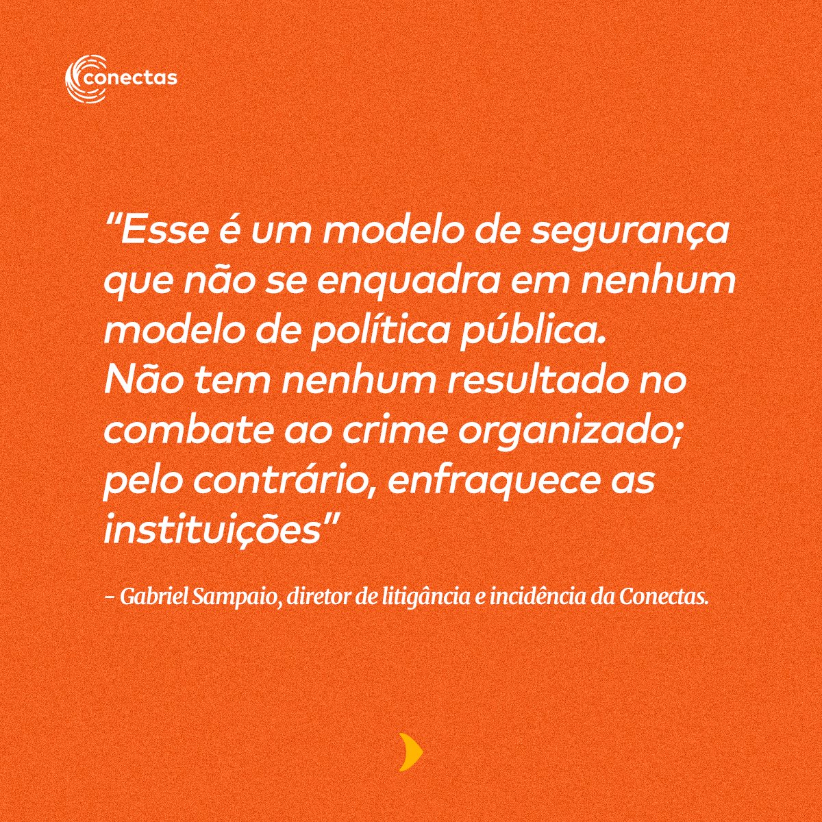 Conectas tweet media