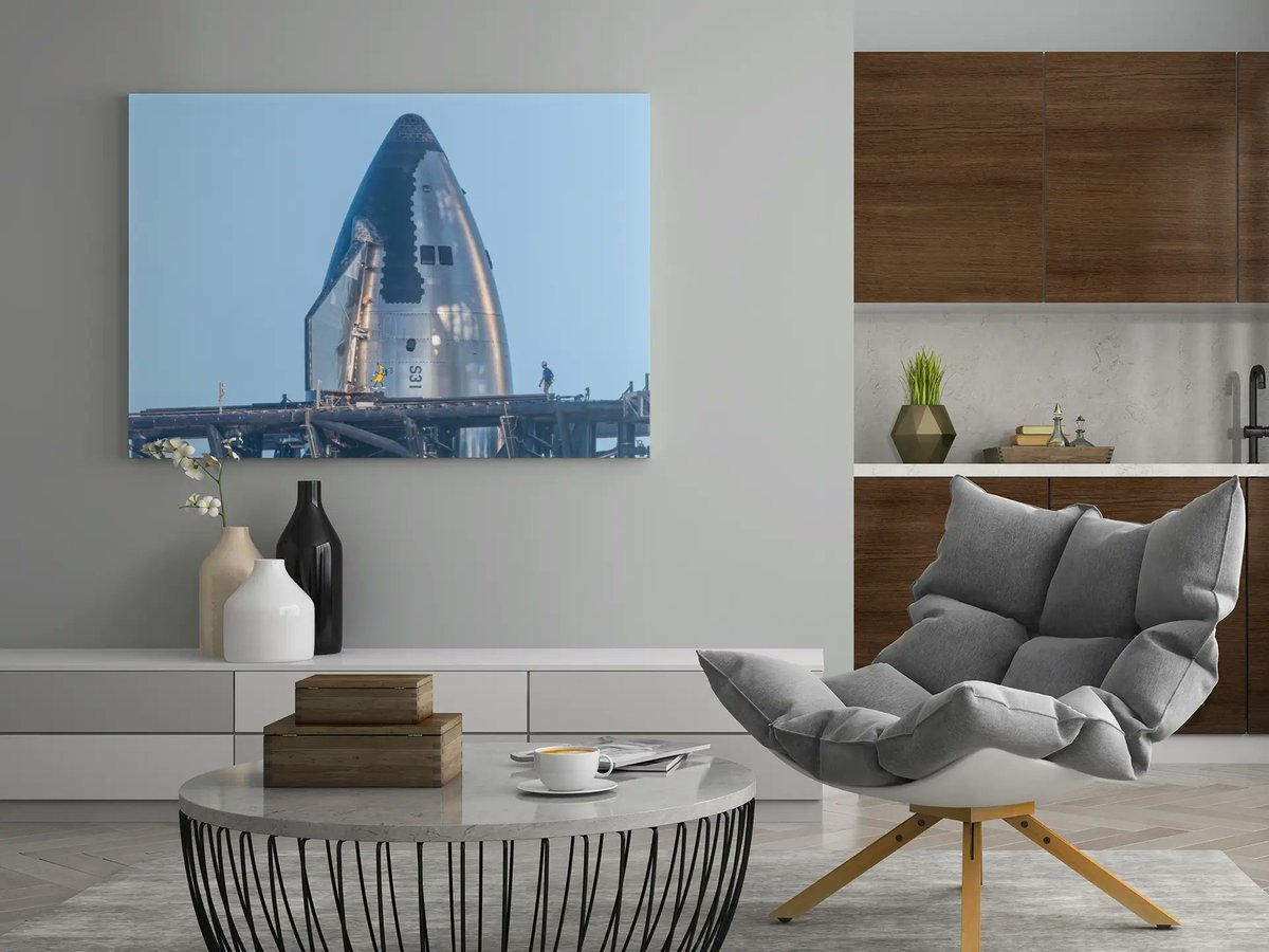 CosmicHStudios's tweet photo. 🌠 2 Days Left! Celebrate humanity’s greatest space exploration milestones with the Fall 2024 Collection.
From the fiery IFT-6 ignition to serene lunar moments, every piece is 40% OFF! Perfect for holiday gifts or your wall.
#ift6 #SpaceX #starship #elonmusk2024 https://t.co/cFPfhSZzFr