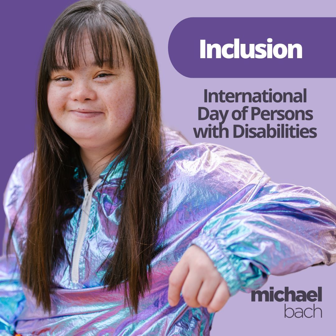 Michael Bach, CCDP/AP (@themichaelbach) on Twitter photo Tomorrow is International Day of Persons with Disabilities. It’s a day to acknowledge the lived experiences of individuals with disabilities and reflect on how we can better support them—not just today, but every day.
Disability is not something to be fixed, and it’s not about Tomorrow is International Day of Persons with Disabilities. It’s a day to acknowledge the lived experiences of individuals with disabilities and reflect on how we can better support them—not just today, but every day.
Disability is not something to be fixed, and it’s not about