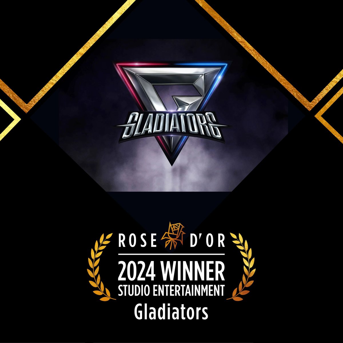 Congratulations to Gladiators, Winner of the Rose d’Or Award for Studio Entertainment
#RosedOrAwards #Rosedor #awards #gladiators