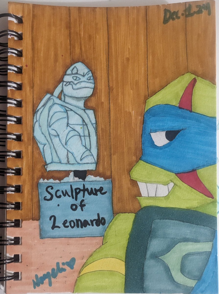 Greasynetts's tweet photo. I never finish these but fuck it.
DAY 1: ICE SCULPTURE 
#rottmntdonatello #rottmntleo #rottmntdonniefanart #rottmntleofanart #rottmntfanart #rottmnt #saverottmnt #supportrottmnt #bringbackrise #unpauserotttmnt #risecemberartchallenge #risecember2024 #fyp 

Challenge:@sariphantom https://t.co/HopMhcvhXT