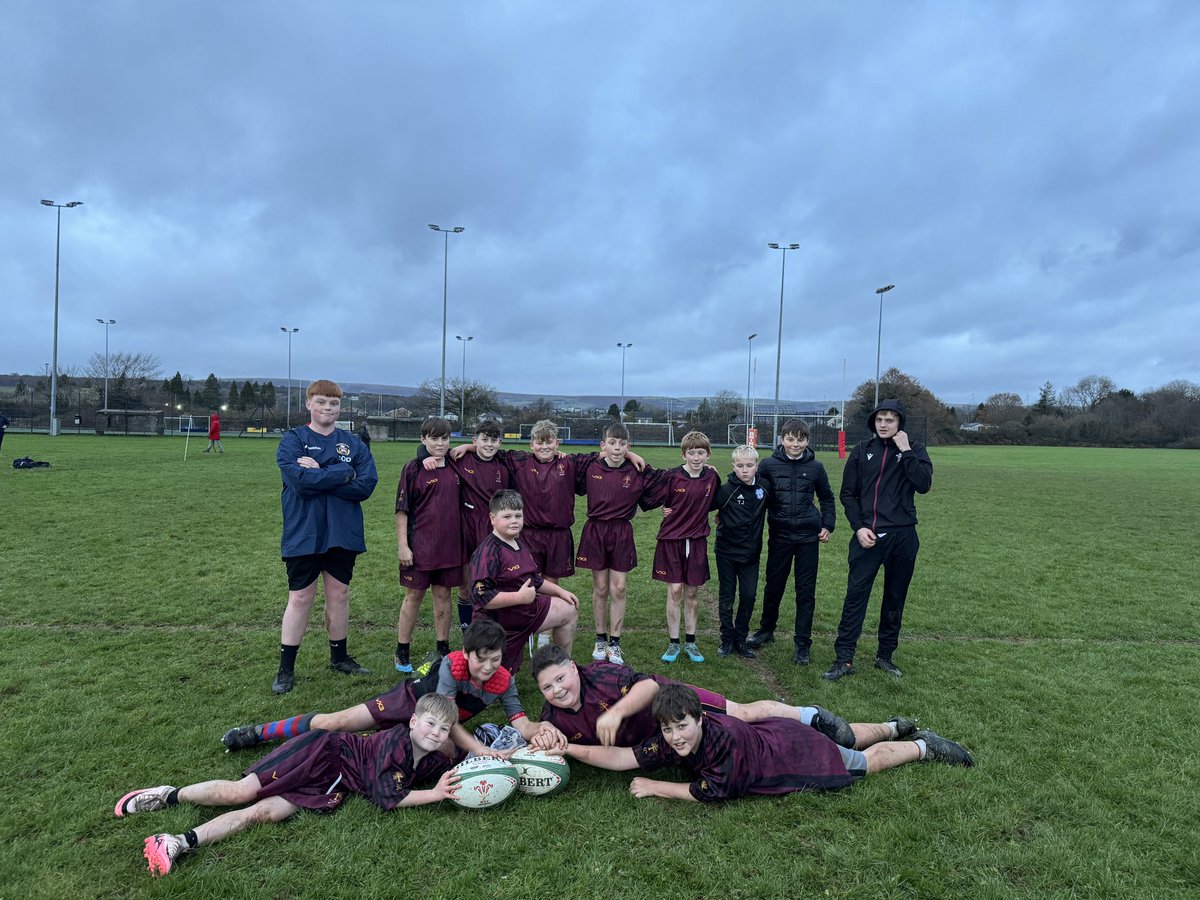 Well done to our year 7 boys who faced a strong Llangynwyd side today. Unfortunately the result didn’t go our way, however the boys didn’t give up until the final whistle.👊🏻

Big thank you to our year 10 pupils  Alfie Fitzgerald and Alfie O’Driscoll who refereed the game today🔥
