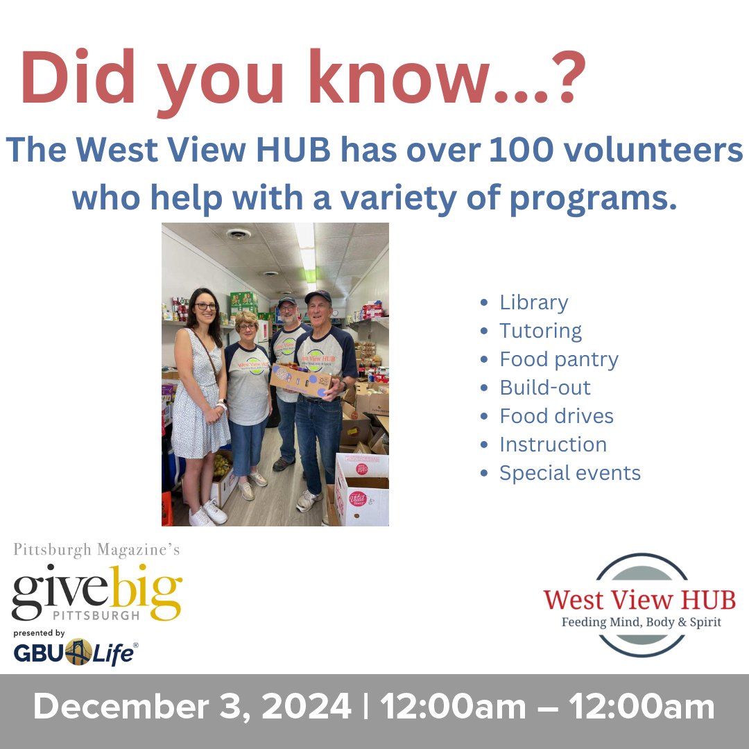 West View Hub tweet media