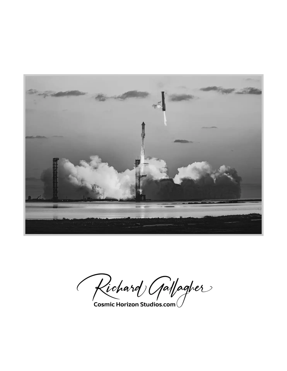 CosmicHStudios's tweet photo. ⏰ T-minus 24 hours to save!
🌠 Discover the artistry of space exploration in our Fall 2024 Collection—40% OFF until Wednesday!

🌌 Featuring:
✨ Believe - IFT-5
🔥 IFT-5 Takeoff Monochrome
🚀 Crew 8 - Falcon 9 
Holiday gifts? 🎁 We’ve got you covered!
#SpaceArt #CosmicSale https://t.co/3L6gqmBw1P
