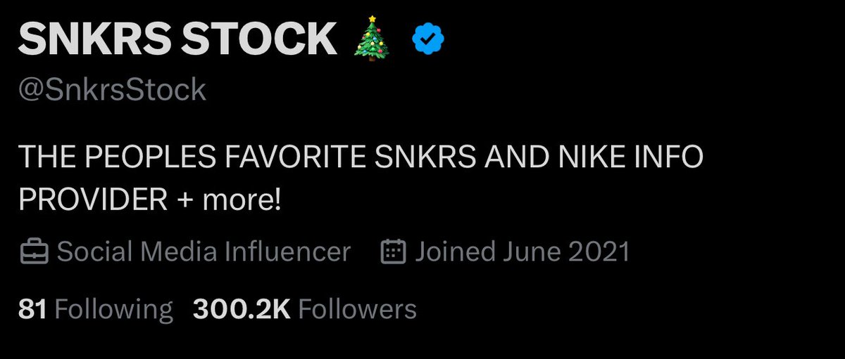 SNKRS STOCK tweet media