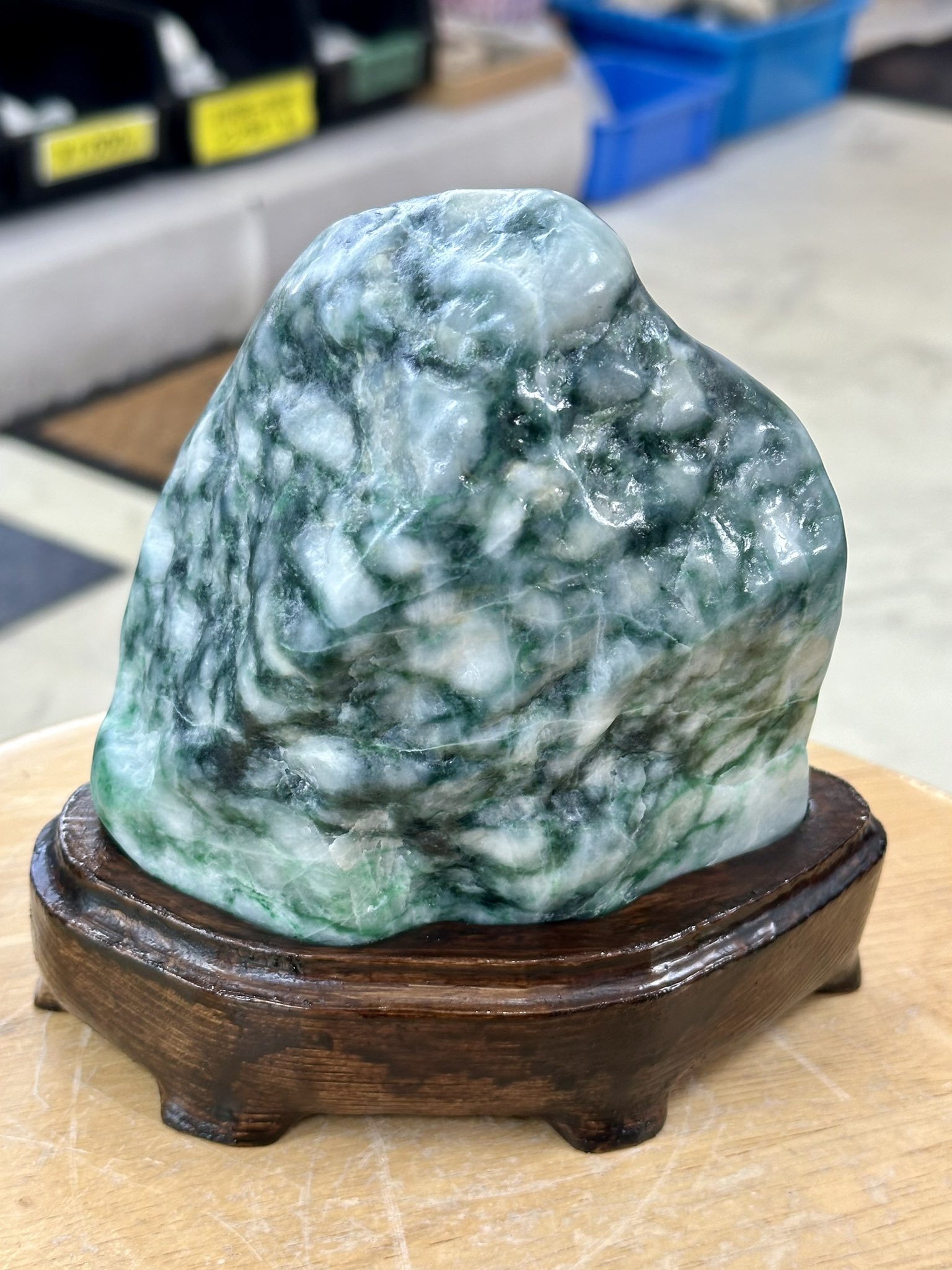 糸魚川翡翠2個セットひすい原石圧砕