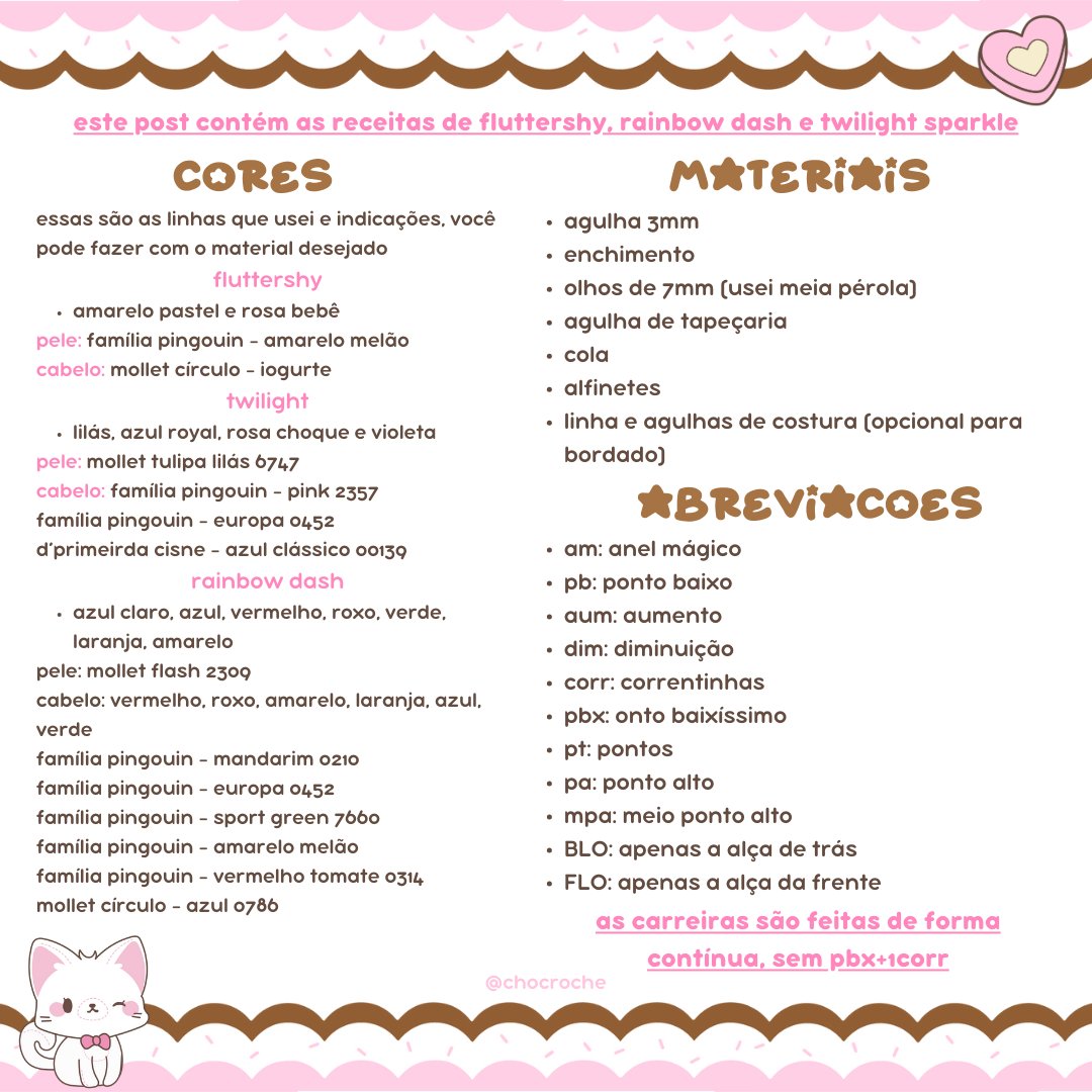 chocroche2's tweet photo. liberando receita grátis de chaveiros de my little pony!

caso reproduza não se esqueça de me marcar e dar os créditos!!! estou doida pra ver a criação de vocês 🍨

pt 1 https://t.co/1svboaBbDx