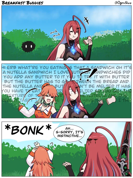 silly idea where while monitoring a warrior queen, wawa forgot the important rule to avoid sudden high-energy reveals #KFPicasso #BloodflameArt 