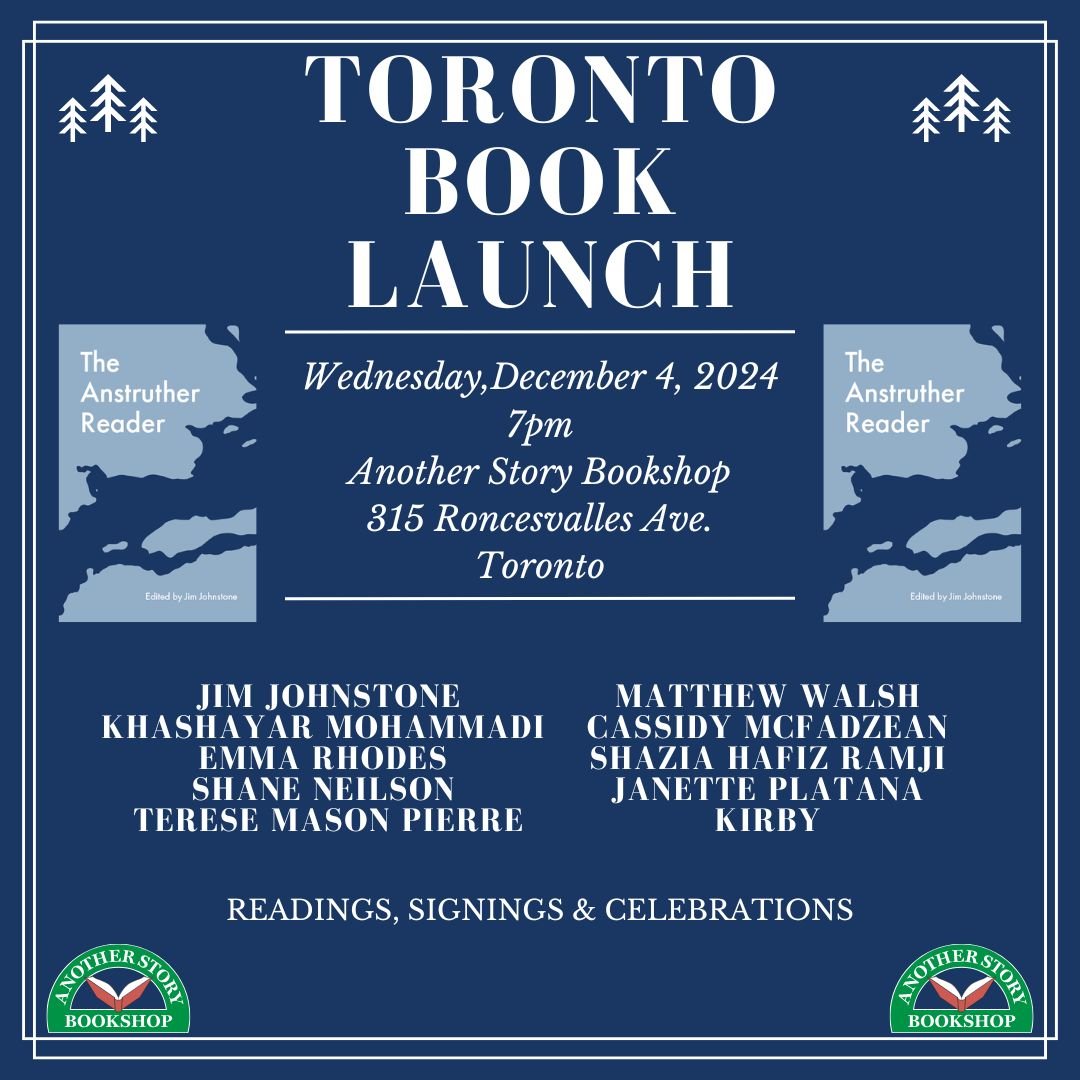 Do come, Dec 4 at Another Story Books in Toronto! I'll be co-launching my chap The_Book_of_Names from @PinholePoetry