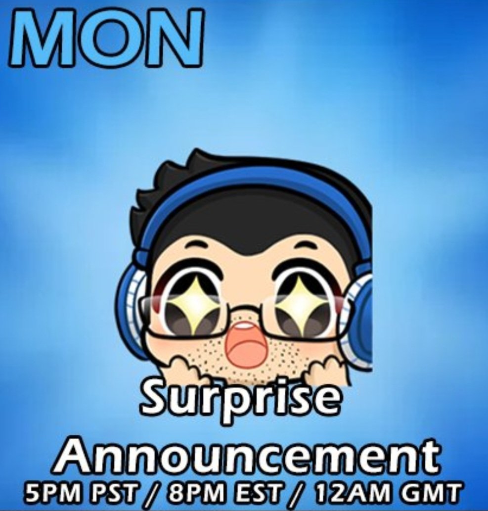 Reminder that we have some HUGE news today at 5pm PST/8pm EST! Y'all don't wanna miss this!