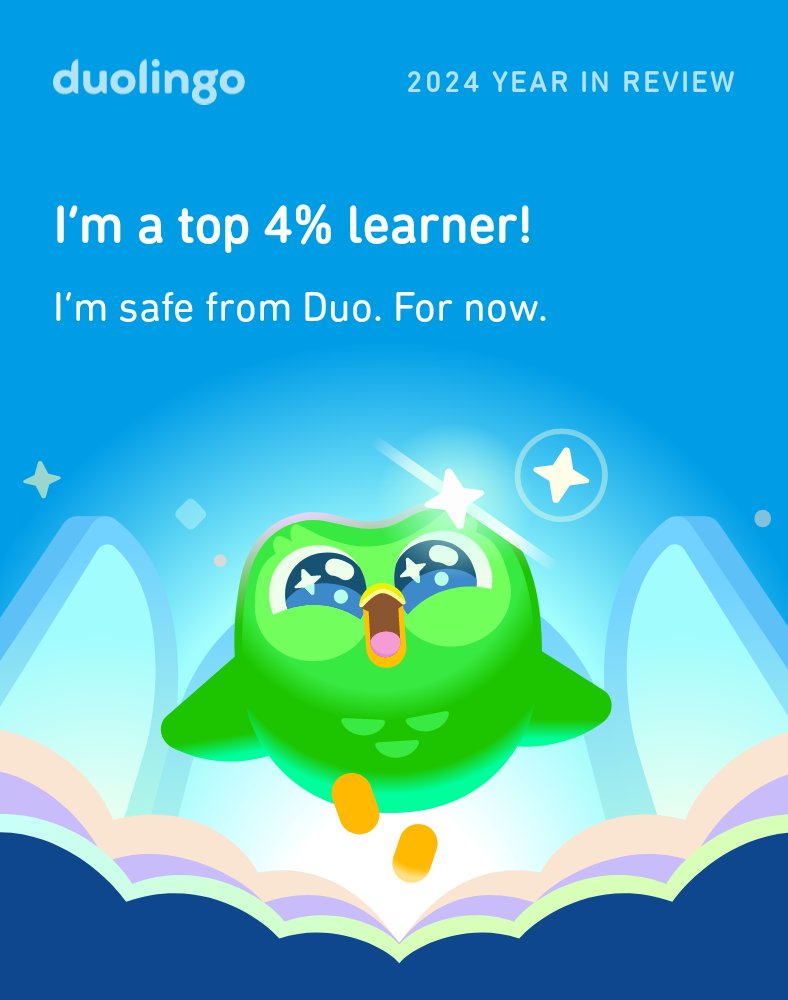 Luggage36's tweet photo. Are you safe from Duo this year? #Duolingo365 https://t.co/TubqvKvWSj