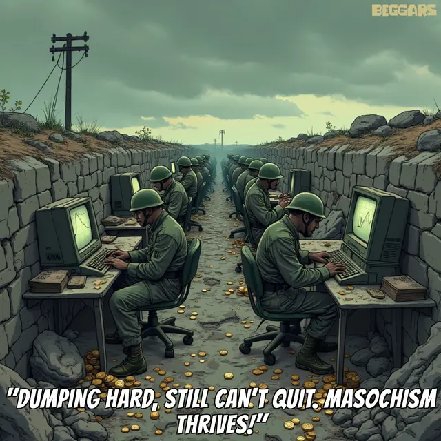 BegNchill's tweet photo. We've all been there. DIamond hands will survive https://t.co/Cv2HmoHg2M