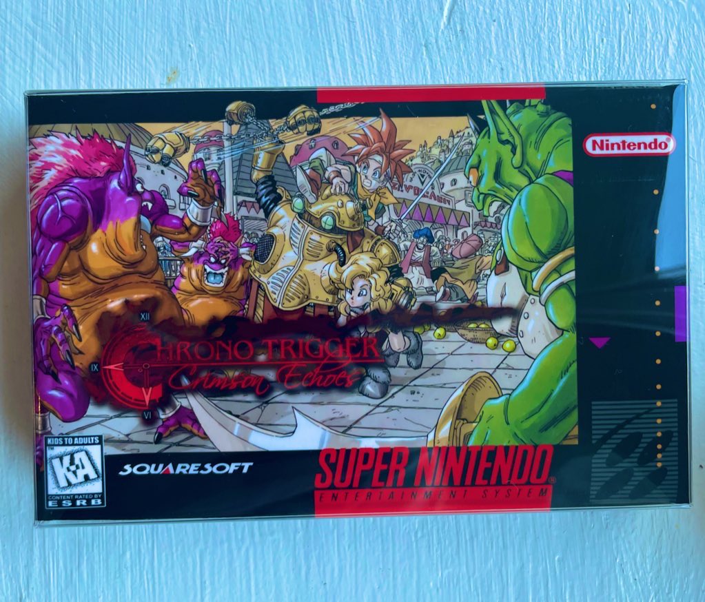 MiniBoxGaming64's tweet image. Chrono Trigger Crimson Echoes custom mini box now available 

miniboxgaming.com/product/super-…

#snes #romhack #chronotrigger