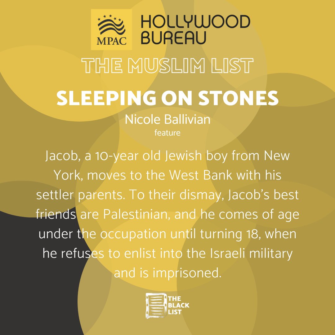 theblcklst's tweet photo. SLEEPING ON STONES - Nicole Ballivian (Feature), 2024 #MuslimList https://t.co/5xI3MnUnHd