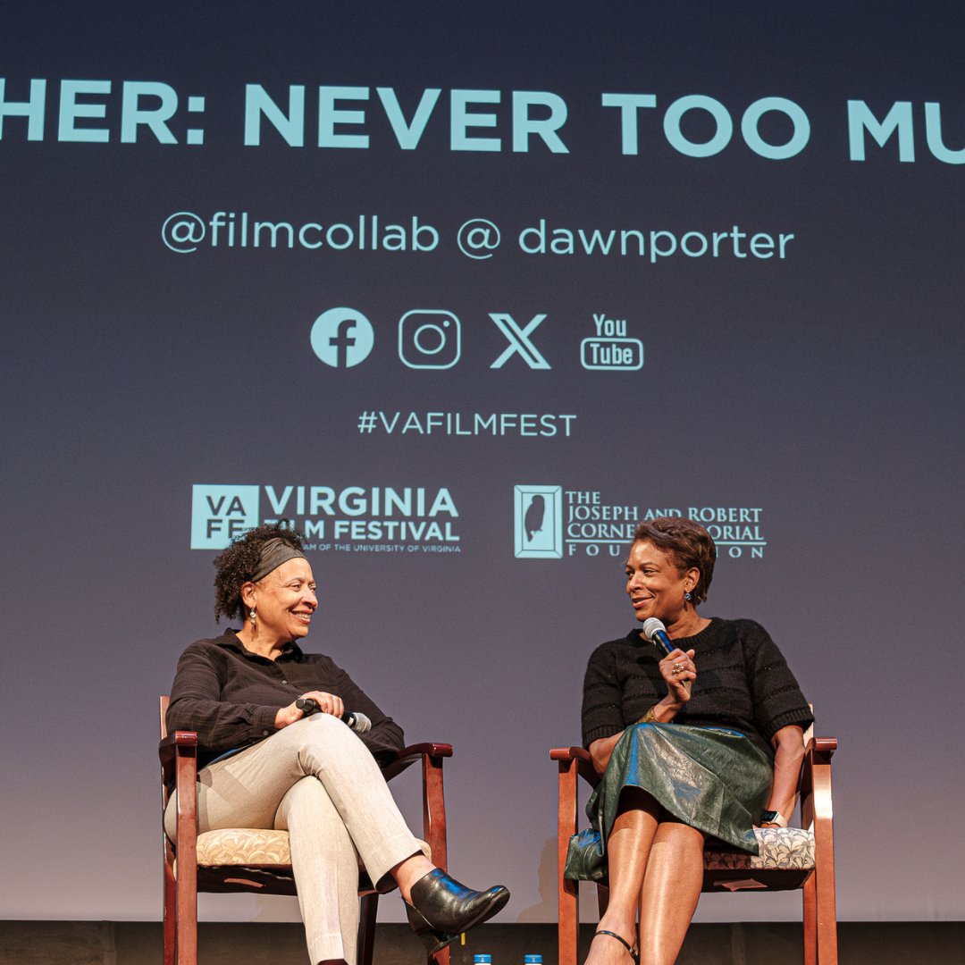VaFilmFest's tweet image. Thank you to freelance journalist Lisa Kennedy (Variety, New York Times, Denver Post) for facilitating critical conversations during the Virginia Film Festival!