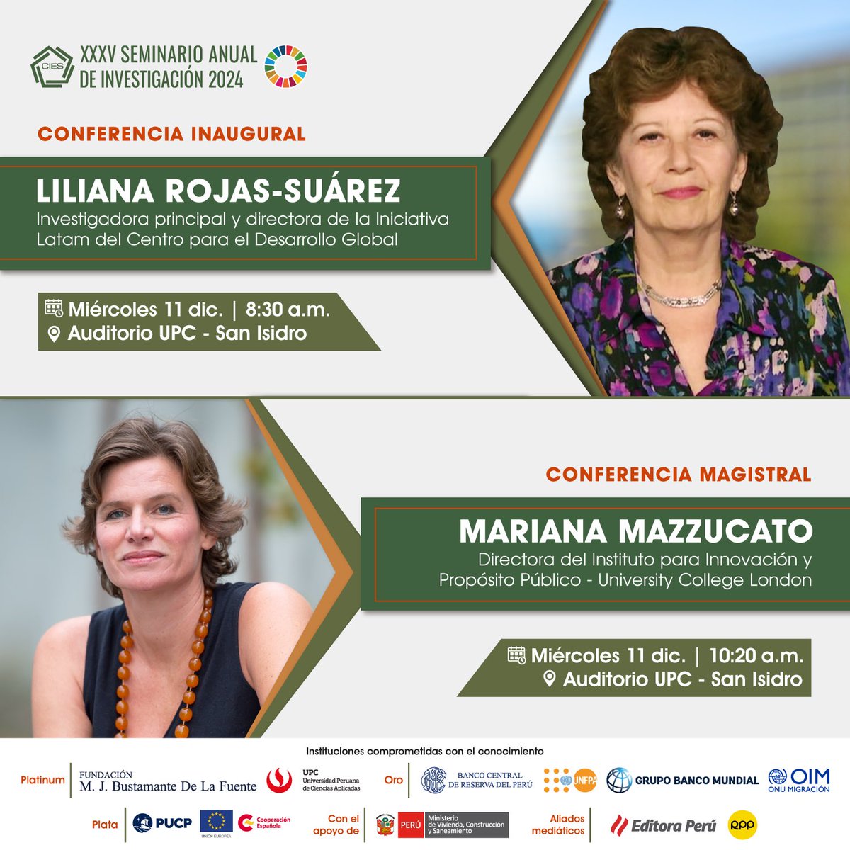 CIES Investigación (@cieslimaperu) on Twitter photo <a href="/MazzucatoM/">Mariana Mazzucato</a>,economista revolucionaria compartirá pautas sobre innovación y políticas para el crecimiento en el #SeminarioCIES2024.Este foro académico será inaugurado por la economista <a href="/LRojasSuarez/">Liliana Rojas Suarez</a>,con una conferencia que abordará el impacto para LATAM de las políticas de Trump. <a href="/MazzucatoM/">Mariana Mazzucato</a>,economista revolucionaria compartirá pautas sobre innovación y políticas para el crecimiento en el #SeminarioCIES2024.Este foro académico será inaugurado por la economista <a href="/LRojasSuarez/">Liliana Rojas Suarez</a>,con una conferencia que abordará el impacto para LATAM de las políticas de Trump.