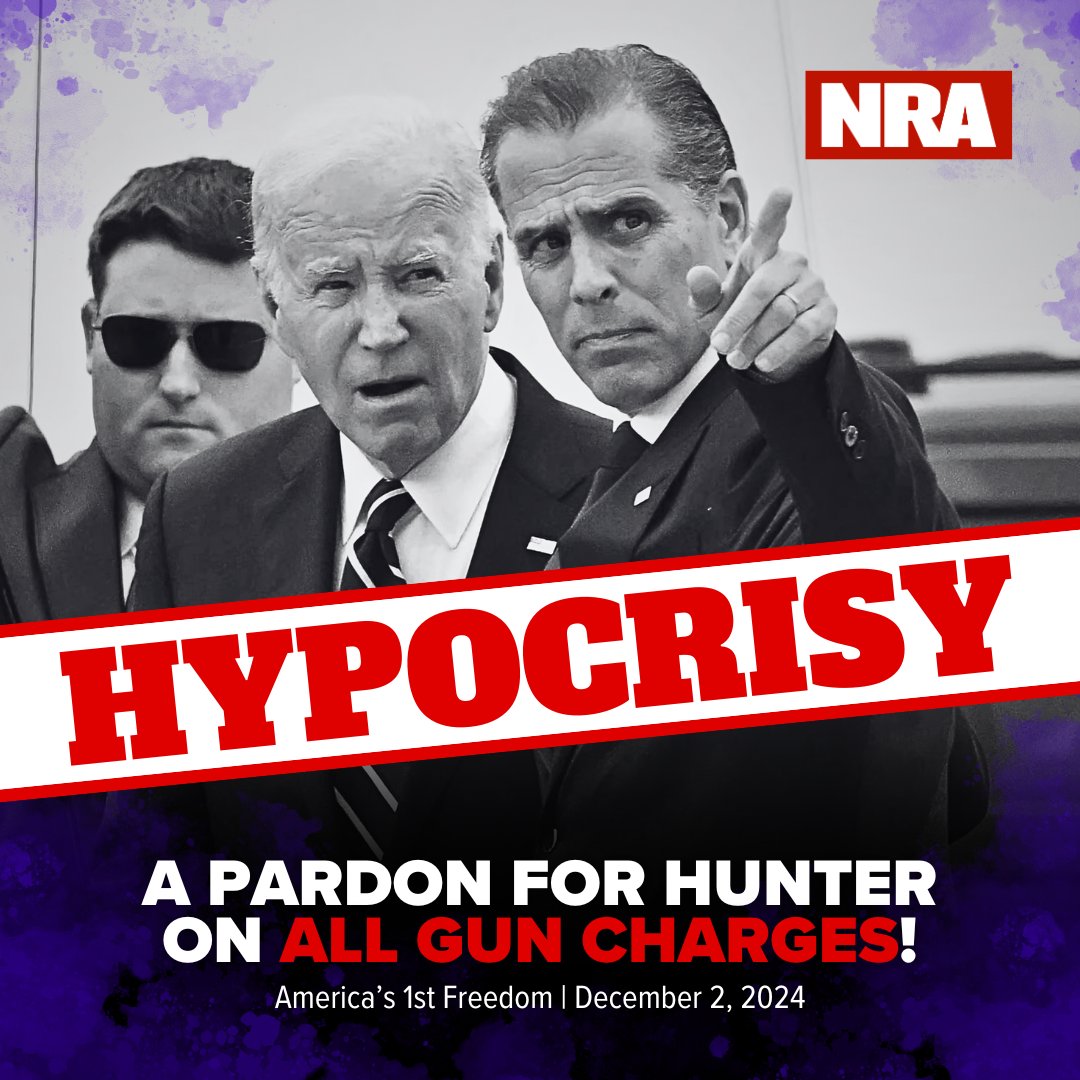 “As President Biden continues to argue that America needs new gun bans and other gun-control laws, he has pardoned his son for illegally purchasing and owning a handgun.”

👉 americas1stfreedom.org/content/a-pard…