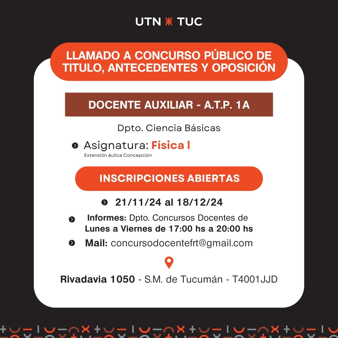 UTN - Tucumán tweet media