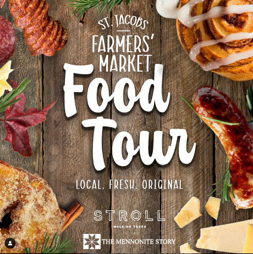 MaryVarghis's tweet photo. Embark on a delicious journey at St. Jacobs Farmers' Market! 🍂

Starting November 14, join our Food Tour every Thursday morning, in partnership with Stroll Walking Tours and The Mennonite Story.

Explore the tastes, traditions, and tales of Mennonite culture with six tastings https://t.co/uyOCoy50J9