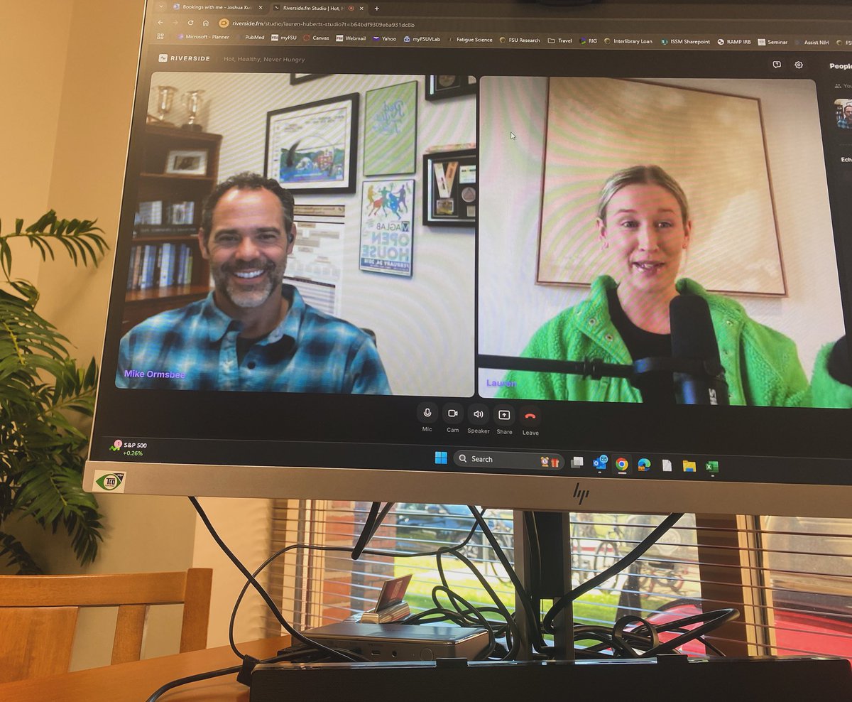 mikeormsbee's tweet photo. Had a great time on Hot, Healthy, Never Hungry with Lauren Hubert! We talked about body composition, weight management, and healthy living.
From an FSU undergrad to helping so many people live healthier lives. Keep inspiring!
#Nutrition #HealthyLiving #BodyComposition #FSUPride https://t.co/4FG3Sz7E6R